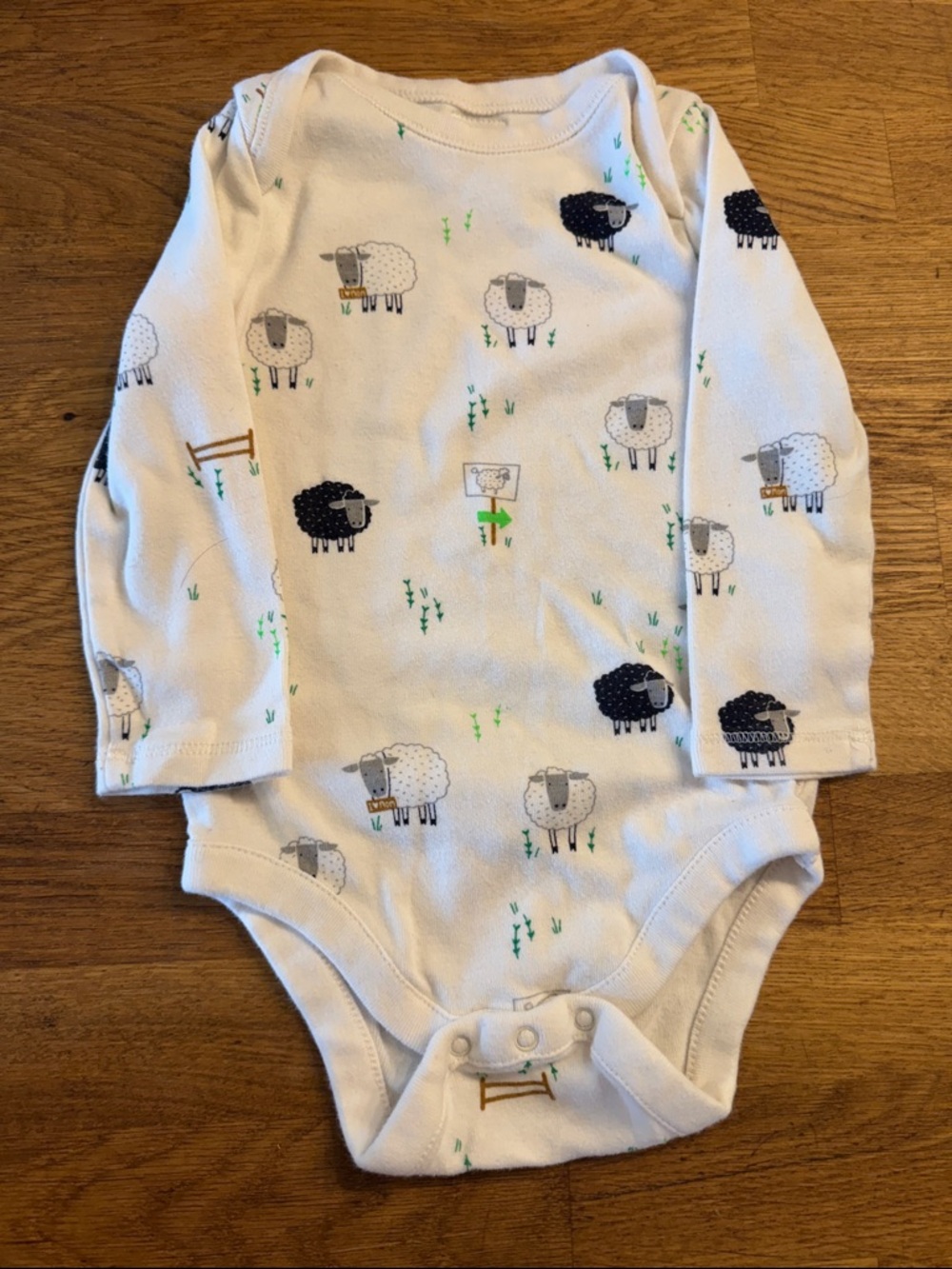 GAP Baby Cream Infant Sheep Onsie